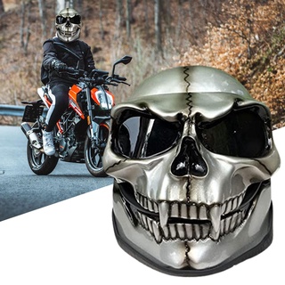Ghost Skull Cascos Con Gafas De Cara Completa Cráneo Motocicleta Esqueleto Lente Full F (8)