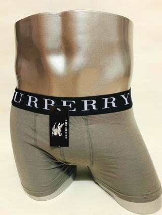 100% algodón para hombre Burberry liso Push Up Boxers troncos ropa interior bragas (9)