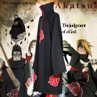 Stro Animer Cosplay disfraz Akatsuki itachi capa de calidad Superior Anime convención mi