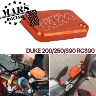 Accesorios para motocicleta cubierta de tanque de líquido de depósito de freno delantero de aluminio CNC tapa de aceite para KTM Duke200 Duke250 Duke390 RC390 2013-2021 (1)