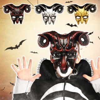 sunb buey cuerno máscara headwear carnaval cara completa máscara de halloween cosplay suministros de fiesta (7)