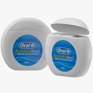 Oral B-hilo Dental esencial Bister con 2 Rollos de 50 m c/u con cortador de hilo higiene bucal (3)