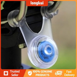 [longkui]cojín de bicicleta luces traseras de conducción nocturna luces de rana intermitentes pequeñas luces colgantes de silicona luces de advertencia de seguridad (3)