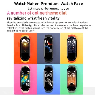 reloj inteligente 2021 new M6 smartwatch Support heart rate detection bluetooth sport smartwathc PK M3 M3PLUS M4 M5 (3)