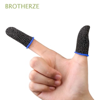 BROTHERZE for PUBG Finger Sleeve Breathable Touch Screen Fingertip Gloves for Mobile Phone Non-slip Sweatproof Non-Scratch for Gamer Sensitive Finger Gloves/Multicolor