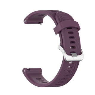 asa universal 20 mm correa de reloj de silicona de repuesto para pulsera deportiva forerunner 245m/645/vivoactive3/vivomove hr (2)