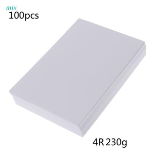 mix 100 Sheets Photographic Paper Glossy Printing Paper 230g 4R 4x6 Photo Paper For Inkjet Printer Paper Supplies Color Printing Coated (1)