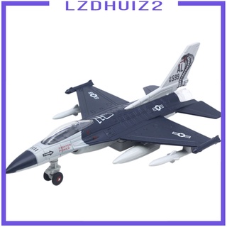 Les Fleurs tire hacia atrás avión de juguete conjunto de Die fundido de Metal temático aviones de combate con luz y sonido para niños juego de juguetes colección