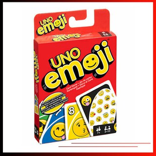 UNO: Emoji - juego de cartas familia divertido juego de juguete de los niños juego nuevo rompecabezas