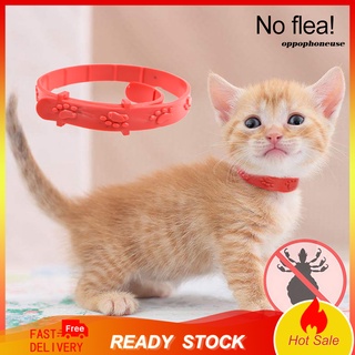 Collar ajustable Anti pulgas de silicona práctica de gatito Collar para tienda de mascotas