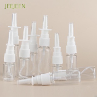 jeejeen salud nasal spray bomba blanco pulverizador vacío botellas de plástico nueva nariz recargable niebla embalaje médico