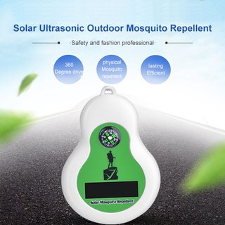 Ultrasónico al aire libre repelente de mosquitos multifuncional repelente de insectos portátil Solar repelente de mosquitos multifuncional repelente de insectos