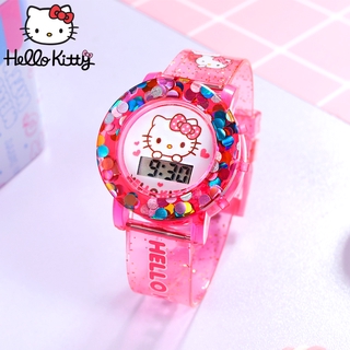 Kt Hello Kitty reloj electrónico para niños de dibujos animados niñas lindo princesa niños reloj Digital (2)