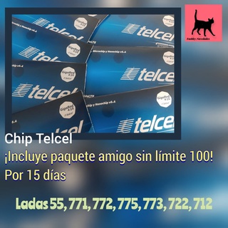 Chip Telcel Sin Limite 100 Hidalgo, Cdmx, Toluca (1)