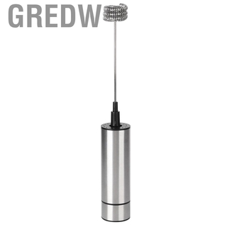 Gredw [nuevo] agitador de café de acero inoxidable mezclador mezclador de huevo eléctrico batidor de leche espumador de leche utensilios de cocina (1)