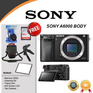 Sony Alpha 6000 cuerpo solo cámara paquete bono garantía oficial A6000