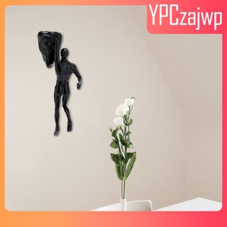 [venta caliente] nórdico retro escalada escalada escultura colgante de pared decoración pared arte resina estatua figura fondo pared