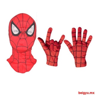 Nueva Película Marvel Spider Man Spiderman Juguete Guante De Algodón Máscara Lanzador PVC Cosplay Props Para Niños Regalo