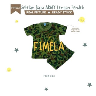 Army Short ARMY conjuntos de ropa UNISEX -FIMELA.ID-