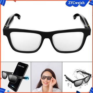 [nuevas llegadas] gafas inteligentes de audio inalámbrico con micrófono incorporado auriculares abiertos manos libres control de voz ajuste para ios android para mujeres