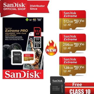 Tarjeta De memoria Micro SD 1TB 512GB SanDisk Extreme 256GB 128GB 64GB