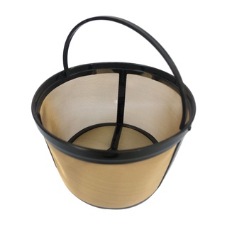 [brhellery] cesta de malla inoxidable reutilizable con cilindro permanente no 6 filtro de café