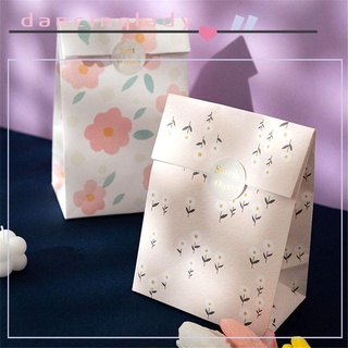Dancinglady 6 pzs bolsas De soporte para fiestas/Bolsa De empaque con adhesivos para boda/cumpleaños coreanos/Bolsa De Papel