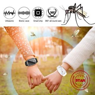 Reloj inteligente repelente de mosquitos ultrasónico/pulsera de insectos pintar mermelada D2M7