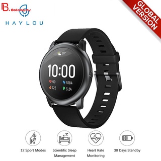 xiaomi Haylou LS05 Solar Smartwatch Deporte Metal Frecuencia Cardíaca Sueño Monitor IP68 Impermeable iOS Android Versión Global De Youpin BOLONG