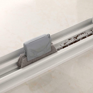 1Pc cepillo de limpieza de pista de ventana para limpiar rápidamente las esquinas brechas del hogar ranuras herramientas de limpieza (5)