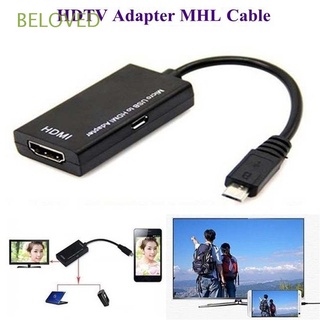 BELOVED Video Micro USB a HDMI cable Smart Phone Converter Adaptador MHL Conector Nuevo Comprimidos Ordenador 1080p HDTV