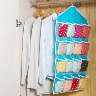 <Sale> Closet Multi-role Hanging Bag Socks Bra Underwear Rack Hanger Storage Organizer (5)