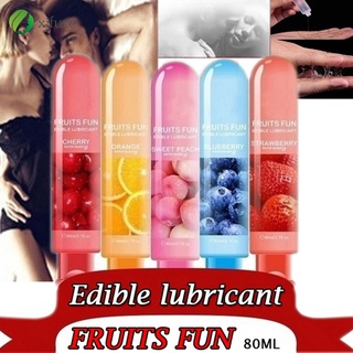 [XF] lubricante a base de agua Soluble en agua aceite comestible fruta sabor lubricante pareja salud Oral lubricante (1)