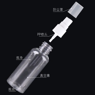 【SANIYE】 1PCS Botella de spray transparente de plástico Sub-botella esencial de viaje Accesorios cosméticos B017 (9)