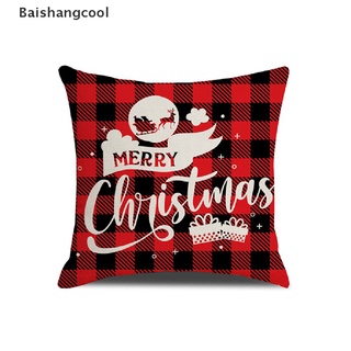 [bsc] funda de almohada de lino de 45 x 45 cm 2022decoraciones de navidad funda de almohada de lino [baishangcool]