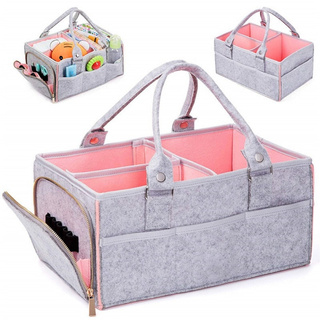 Multifuncional bolsa de almacenamiento de bebé pañal Caddy organizador portátil titular bolsa organizador de viaje maternidad bolsos bolsas 2021 nuevo (1)