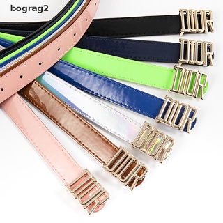 [bograg2] cinturón de cuero para jeans vestidos de doble anillo hebilla dior patrón cinturón mx66