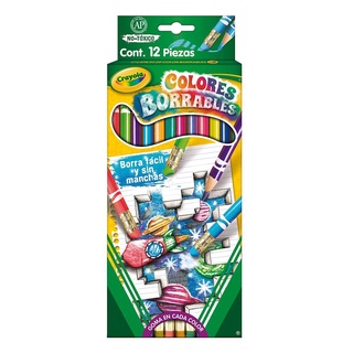 Colores Borrables Crayola Paquete Con 12 Piezas