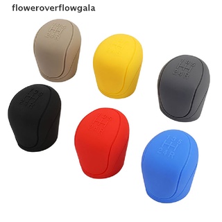 floweroverflowgala - pomo de silicona para palanca de cambios de coche, antideslizante, mango ffl