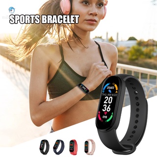 m6 smartwatch impermeable reloj inteligente bluetooth 4.2 monitor smartband pulsera deportiva