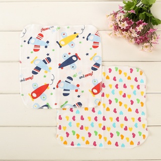 opp1 6Pcs Baby Cartoon Towels Handkerchief Bathing Feeding Face Washcloth Wipe Cloth (8)