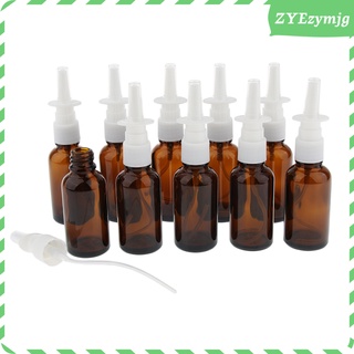 10Pcs vacío recargable vidrio Nasal Spray botellas fina niebla bomba viales 30ml traje para maquillaje agua Perfumes aceites esenciales (5)