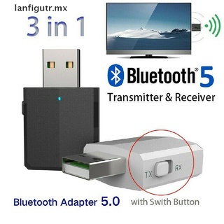 [newwww] Adaptador USB Bluetooth 5.0 Receptor Inalámbrico Transmisor Para TV/PC/Coche [lanfigutr]