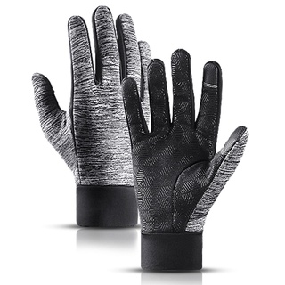 elitecycling - guantes impermeables para ciclismo al aire libre, pantalla táctil, esquí, color gris