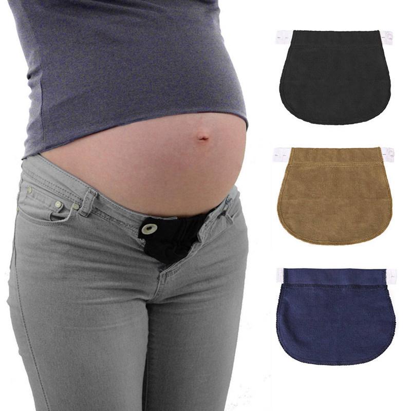 Maternidad Ajustable Cintura Embarazo Pantalones Extensor