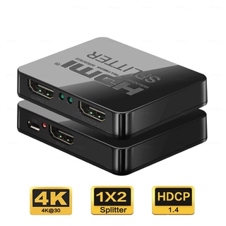 [Reday Stock]HDCP 4k HDMI divisor Full HD 1080p interruptor de vídeo 1X2 Split 1 en 2 salidas