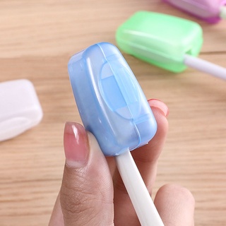 portátil de viaje cepillo de dientes caja de cepillo de dientes caso limpiadores de dientes caja de almacenamiento al aire libre cepillo de dientes conjunto de cabeza (3)