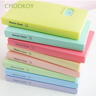chookoy 120 bolsillos moda photocard libro portátil tarjeta stock lomo titular de la tarjeta nueva colección de color caramelo gran capacidad álbum de fotos/multicolor