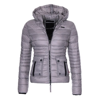 Abrigo cálido de invierno para mujer/chamarra gruesa cálida con capucha Parkas Overcoat (6)