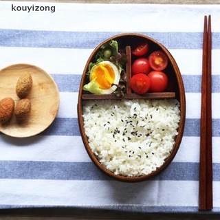 [kouyi2] caja de almuerzo de madera bento fiambrera contenedor de alimentos niños caja de almuerzo de viaje picnic mx31 (3)